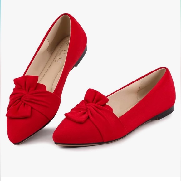 NWT Flats Pointed Toe Comfortable Bowknot Ballet Flats, MULTI COLORS AVAILABLE - Picture 8 of 9